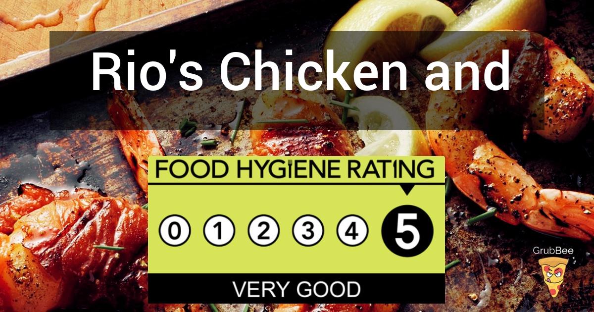 Rios Chicken And Pizza In South Ribble Food Hygiene Rating