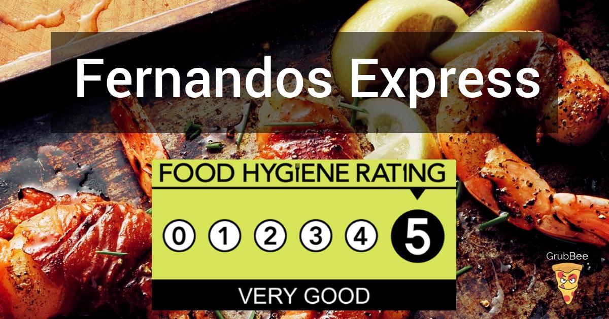 Fernandos Express In Worthing Food Hygiene Rating
