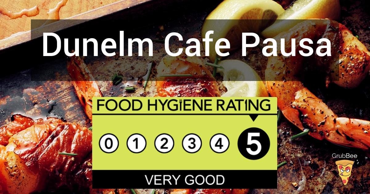 Dunelm Cafe Pausa in Cornwall Food Hygiene Rating