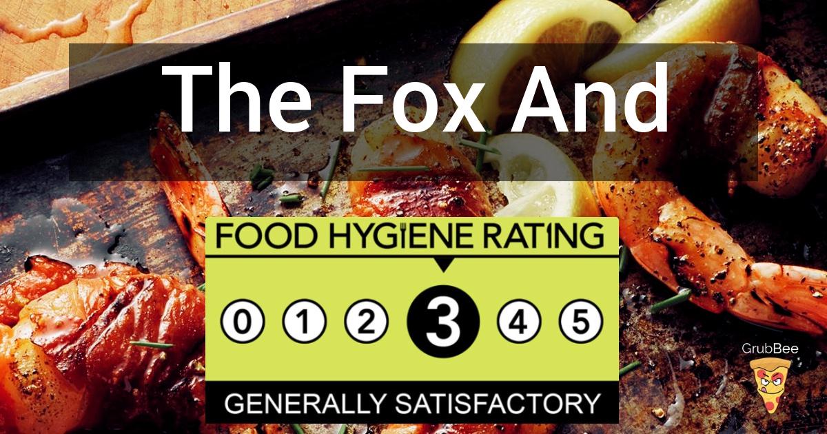 The Fox And Goose in Maidstone - Food Hygiene Rating